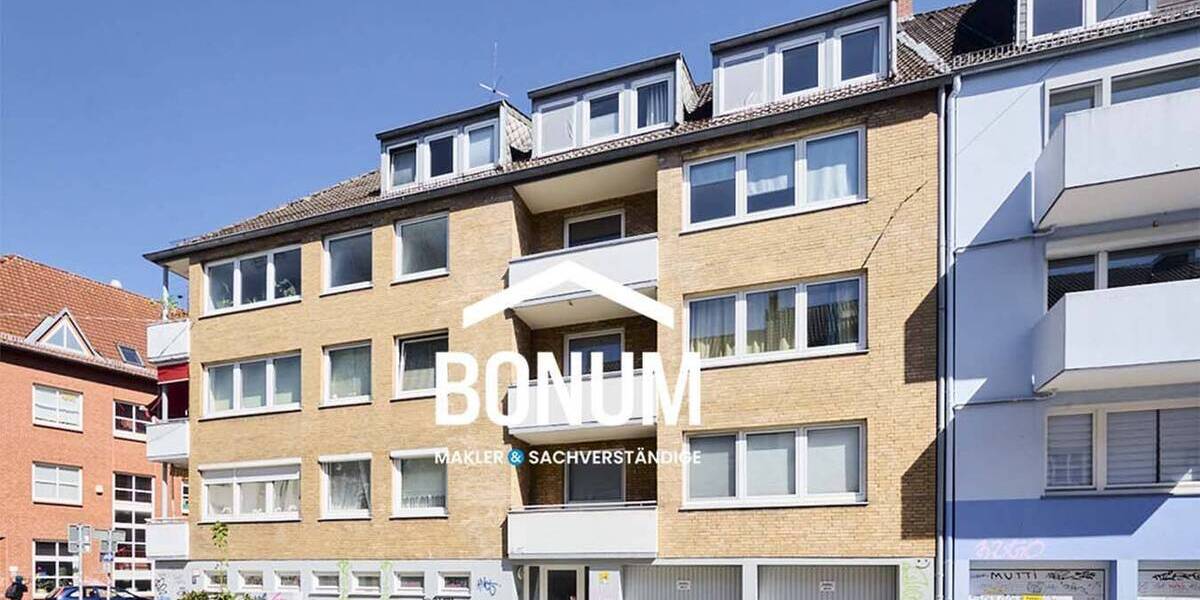Etagenwohnung Bremen Alte Neustadt - 2 Zimmer, 52 m&sup2;, 159.000&euro; | Angebot:26696479