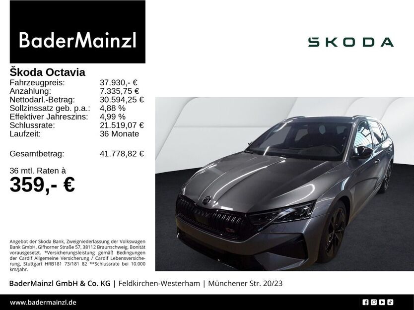 Skoda Octavia 27.230 km 37.930 € Feldkirchen/Westerham 83620