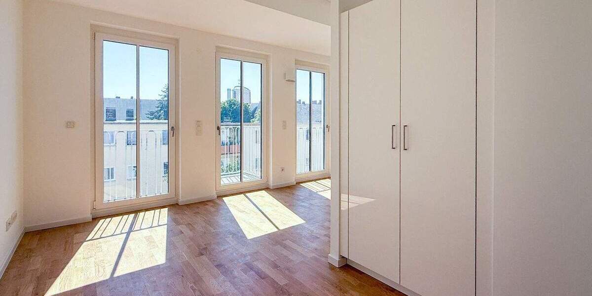 Helle 1-Zimmerwohnung, ruhige Seitenstraße mit urbanem Stadtblick 1 zimmer