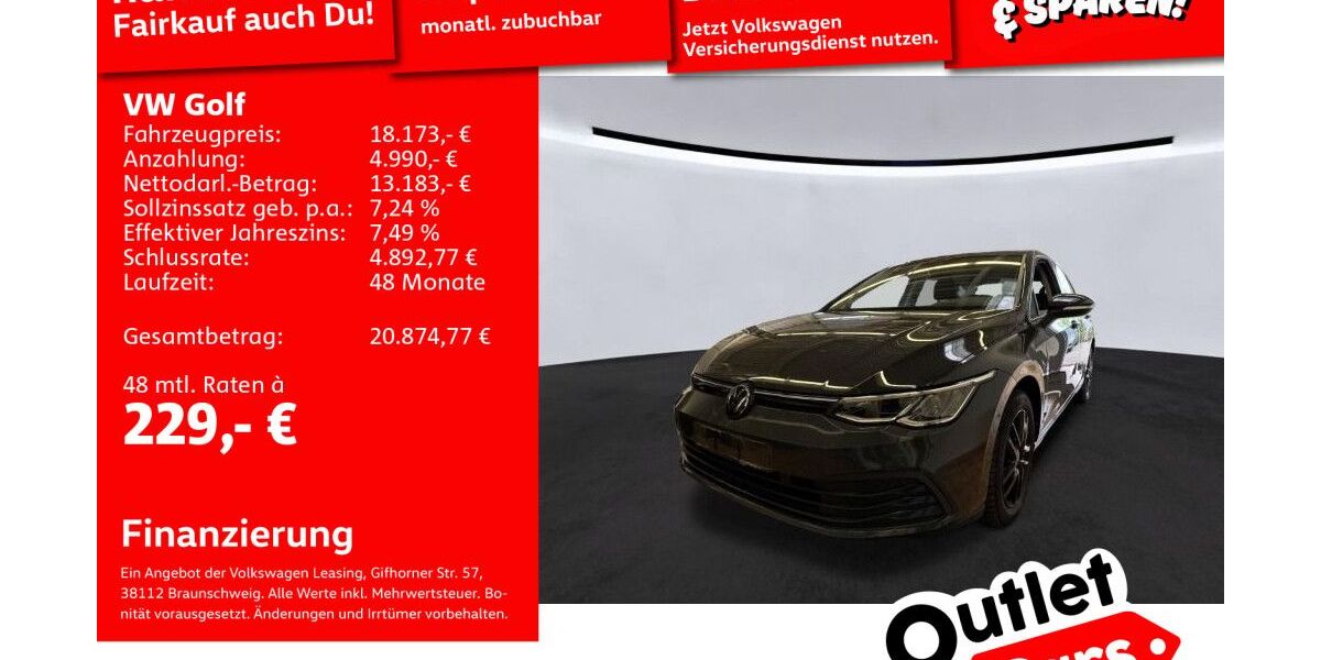 VW Golf 106.360 km 17.991 &euro; Mannheim 68309