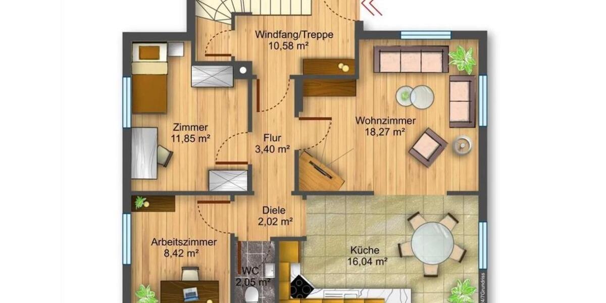 Einfamilienhaus Heidenheim an der Brenz Aufhausen - 10 Zimmer, 300 m&sup2;, 995.000&euro; | Angebot:25637091