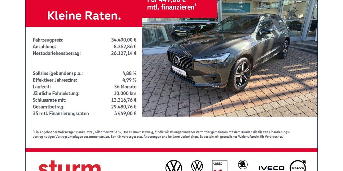 Volvo XC60 51.687 km 34.490 &euro; Altenkirchen 57610