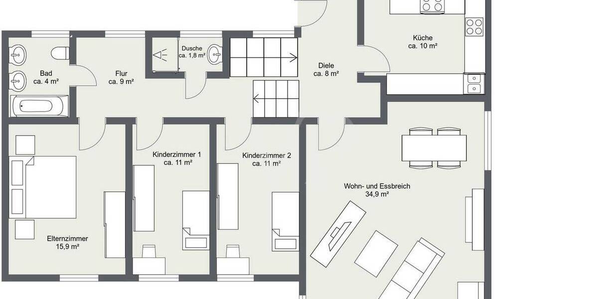 Bungalow Gräfelfing - 6 Zimmer, 165 m&sup2;, 1.090.000&euro; | Angebot:26470778