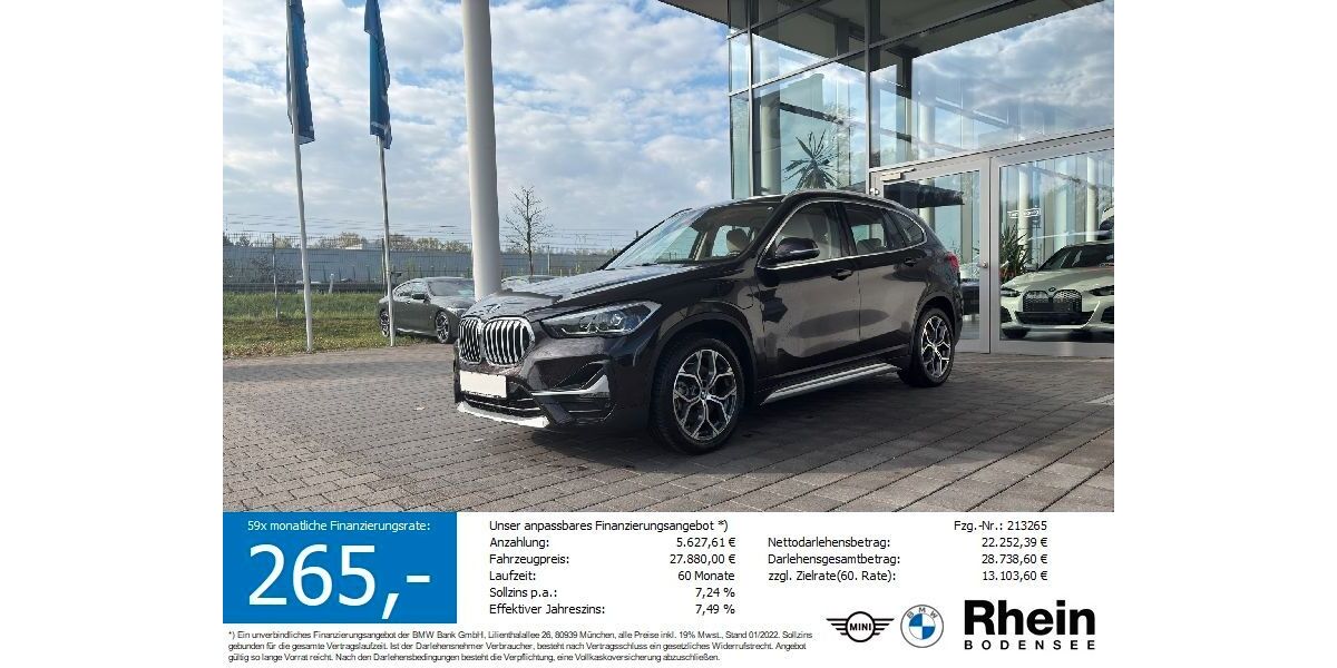 BMW X1 42.872 km 25.390 &euro; Friedrichshafen 88046