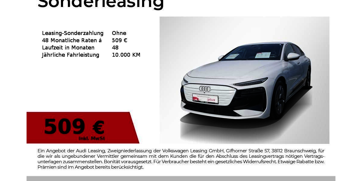 Audi A6 e-tron 7.879 km 54.449 &euro; Erlangen 91058