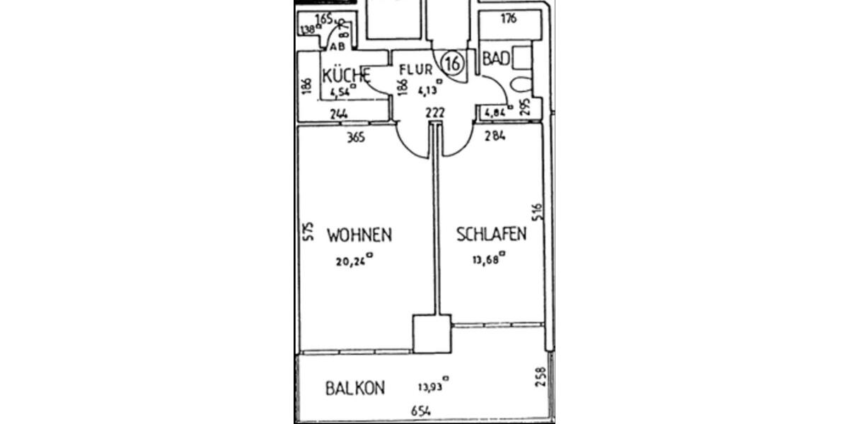 Etagenwohnung Germering - 2 Zimmer, 56 m&sup2;, 1.150&euro; | Angebot:26013045