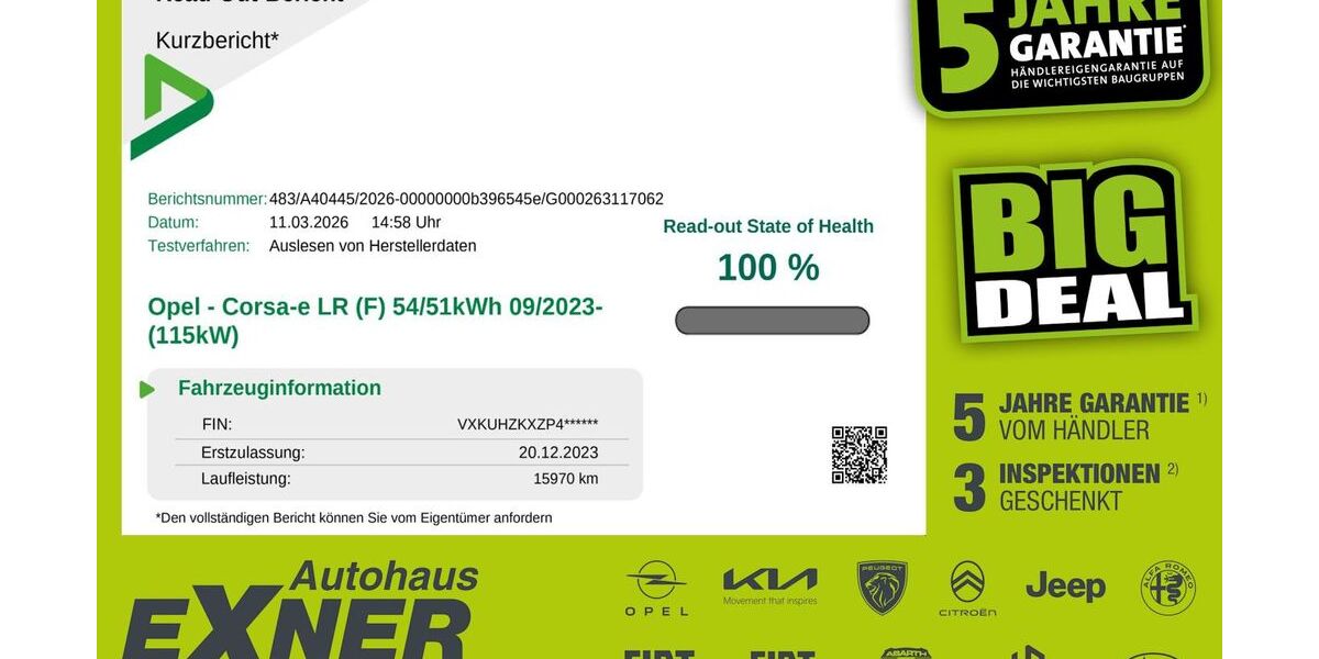 Opel Corsa 15.970 km 16.900 &euro; Hof 95032