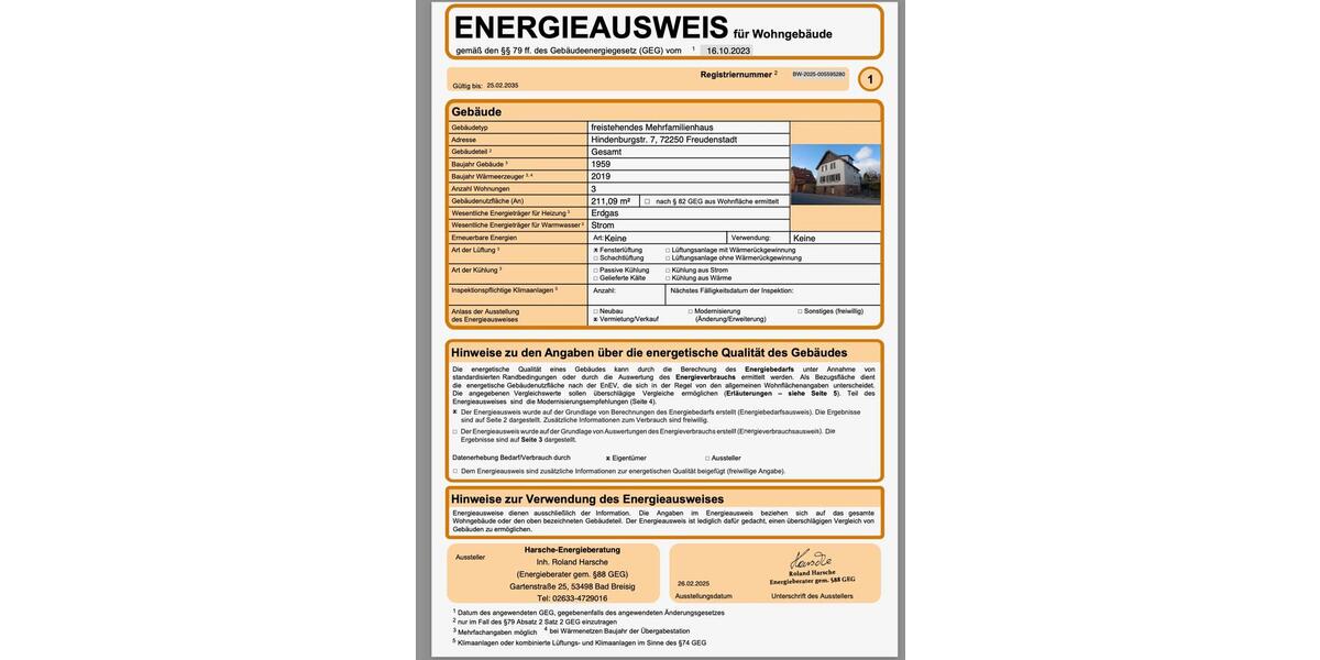 Einfamilienhaus Freudenstadt - 3 Zimmer, 106 m&sup2;, 1.050&euro; | Angebot:26311604