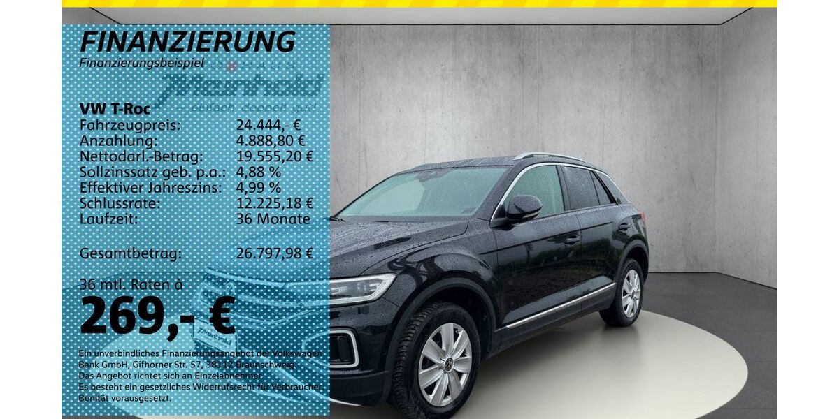 VW T-Roc 35.300 km 24.444 &euro; Auerbach/Rebesgrün 08209