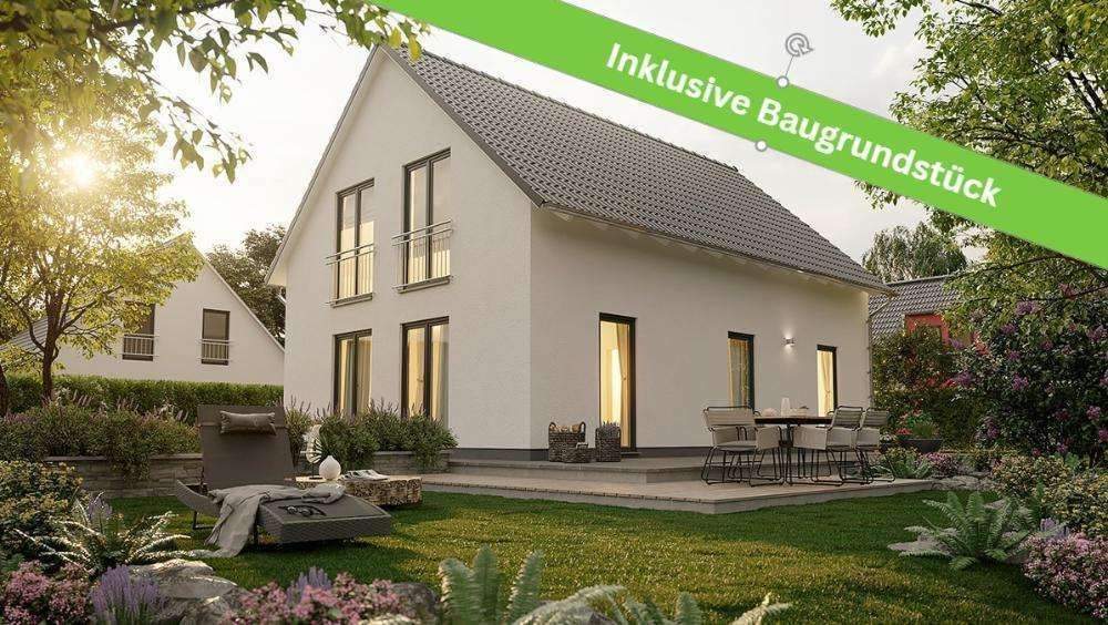 INKLUSIVE Baugrundstück: Das Einfamilienhaus mit dem schönen Satteldach in - Freundlich und gemüt... 5 zimmer