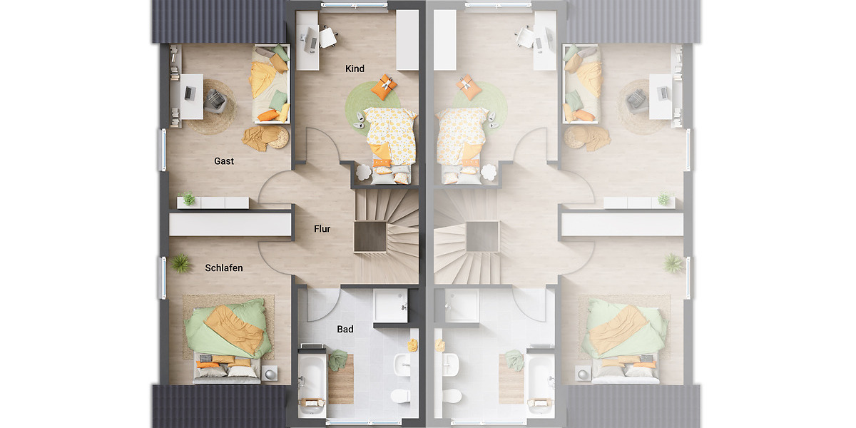 Doppelhaushälfte Marl Hamm - 4 Zimmer, 125 m&sup2;, 441.000&euro; | Angebot:24029276