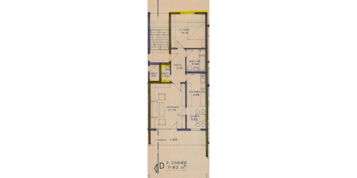 Etagenwohnung Furtwangen im Schwarzwald - 2 Zimmer, 72 m&sup2;, 770&euro; | Angebot:25475768