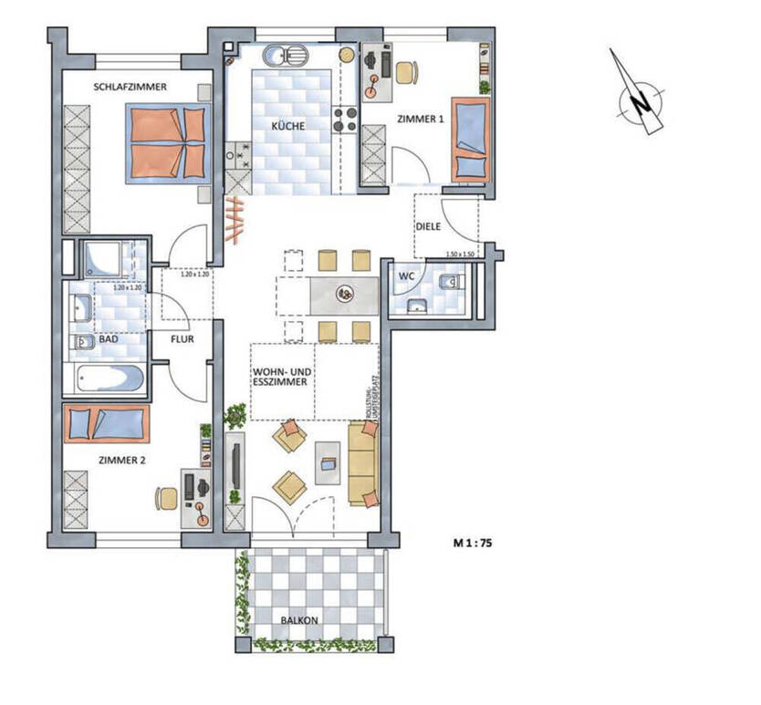 Komfort trifft Design - 4-Zimmer-Wohnung in Vaihingen an der Enz