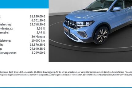 VW T-Cross 9.000 km 31.950 &euro; Mühlhausen/Thüringen 99974