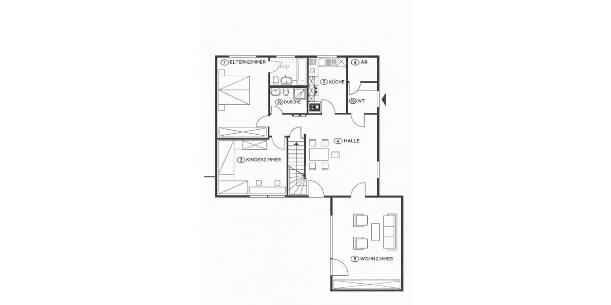 Einfamilienhaus Geeste - 6 Zimmer, 160 m&sup2;, 900&euro; | Angebot:26635932