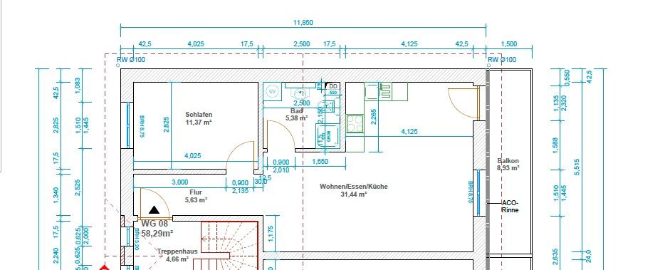 Etagenwohnung Garz/Rügen Rügen - 2 Zimmer, 60 m&sup2;, 700&euro; | Angebot:23502435
