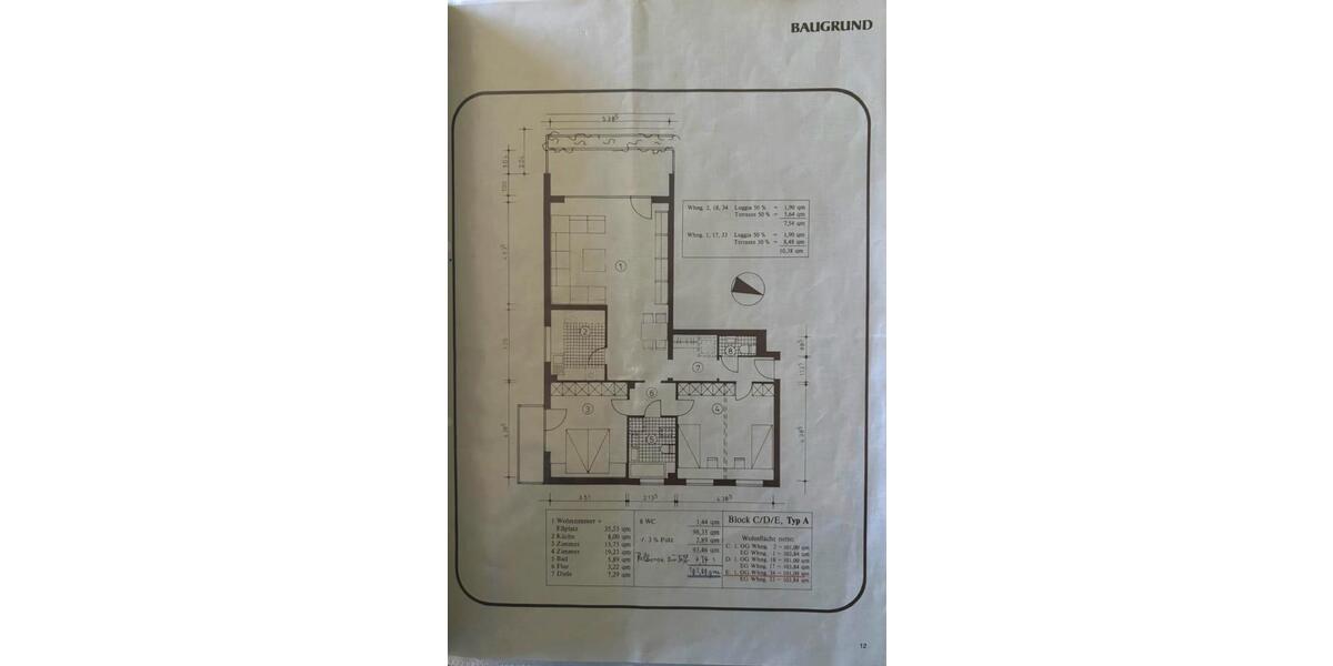 Etagenwohnung Langenhagen Engelbostel - 3 Zimmer, 101 m&sup2;, 329.000&euro; | Angebot:26623367