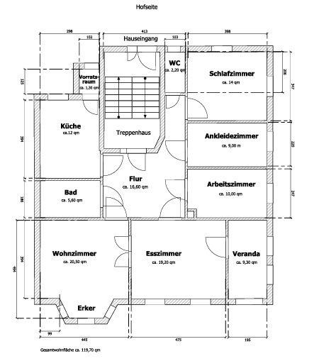 Etagenwohnung Crimmitschau - 5 Zimmer, 120 m&sup2;, 600&euro; | Angebot:26346511