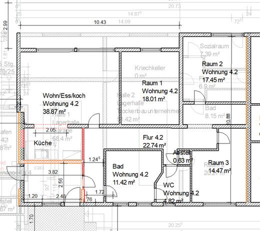 Etagenwohnung Reichshof - 4 Zimmer, 144 m&sup2;, 1.300&euro; | Angebot:26365967