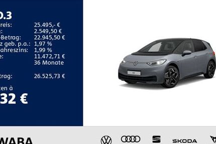 VW ID.3 64.800 km 25.495 &euro; Gersthofen 86368