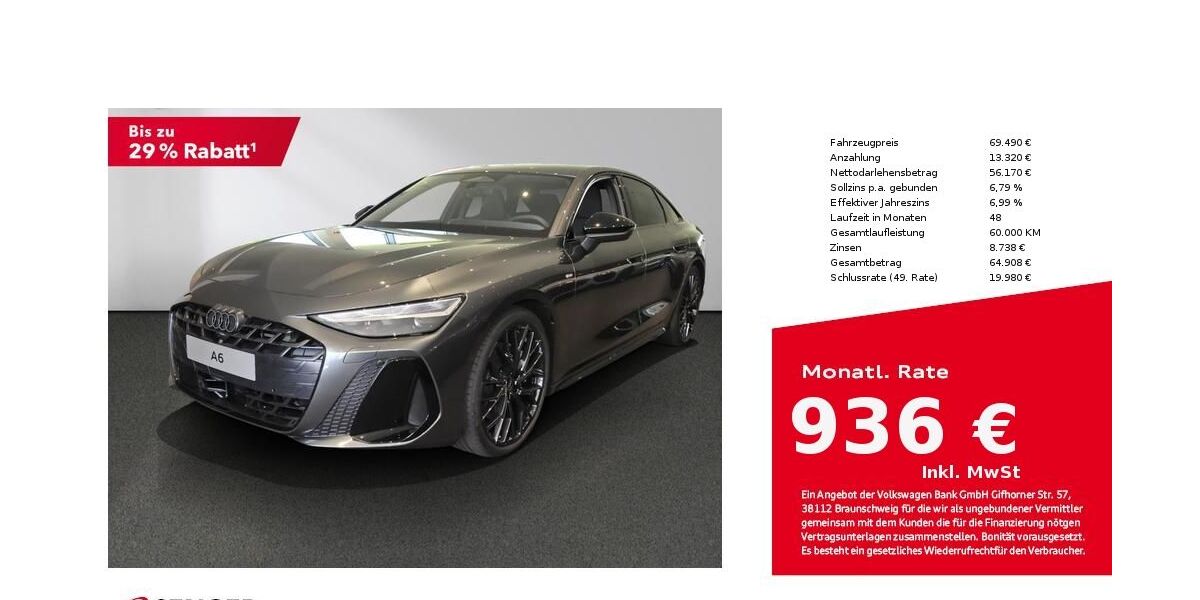 Audi A6 4.000 km 65.890 &euro; Lübeck 23556