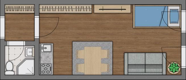Etagenwohnung Lüneburg Goseburg-Zeltberg - 1 Zimmer, 27 m&sup2;, 97.000&euro; | Angebot:26579517