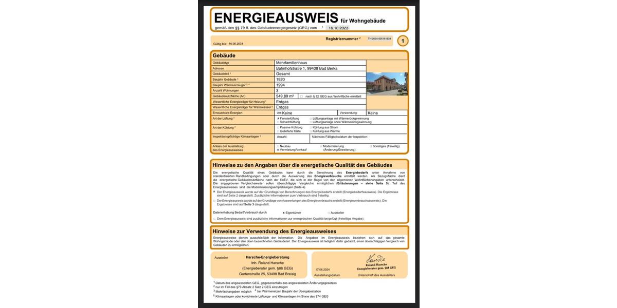 Sanierte 4,5-Zimmer-Wohnung mit EBK im Herzen von Bad Berka 4.5 zimmer