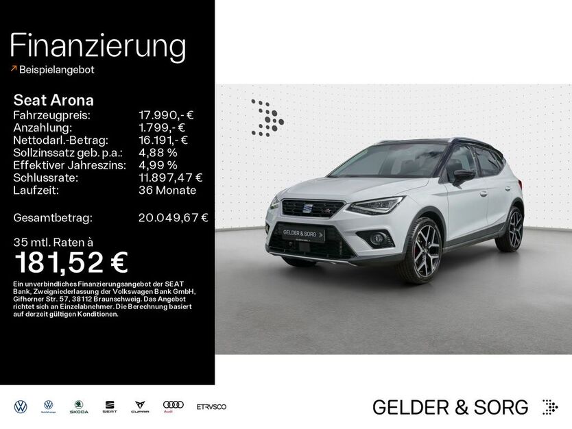 Seat Arona 46.513 km 17.990 € Schweinfurt 97424