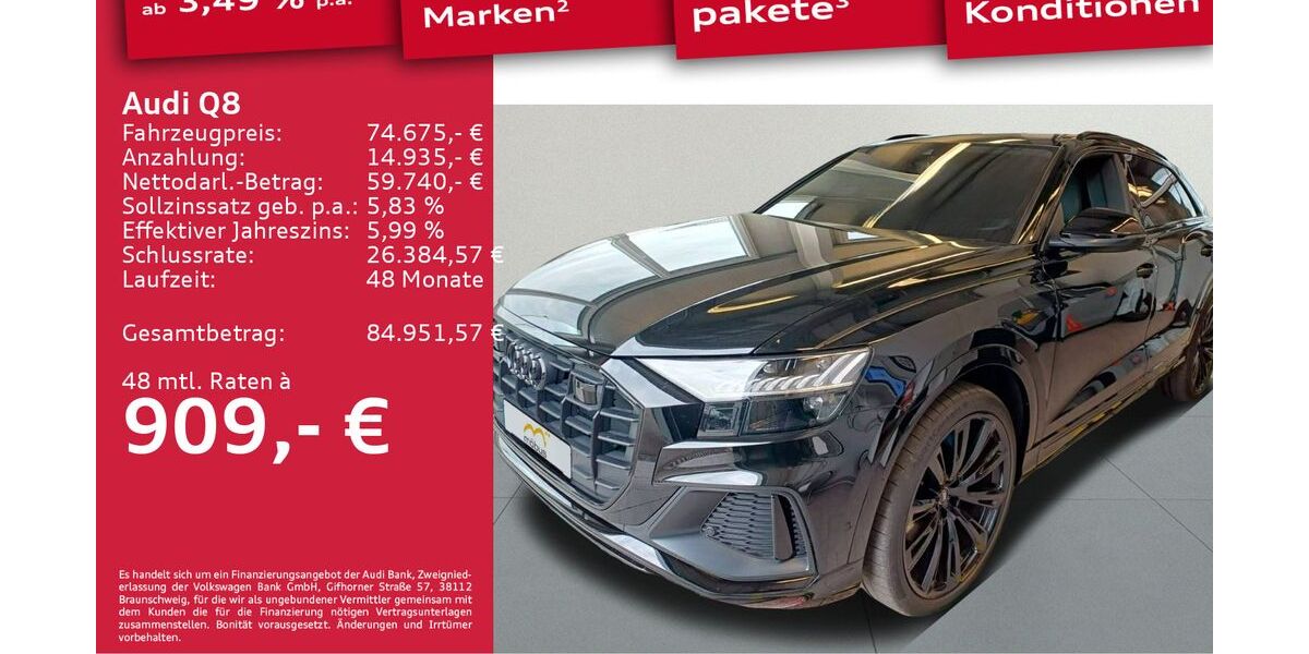 Audi Q8 41.987 km 74.675 € Berlin 13088