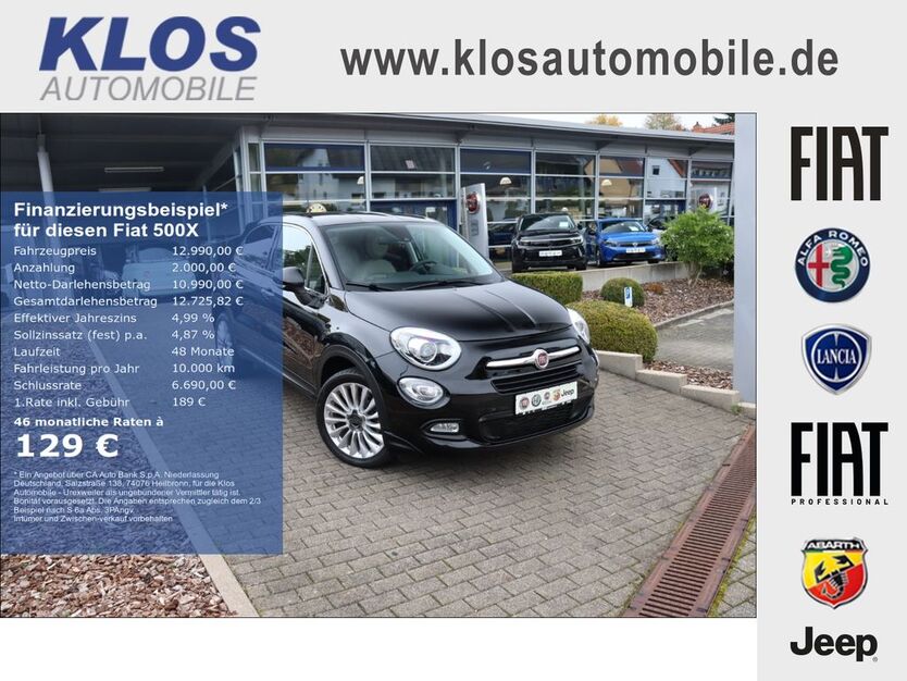 Fiat 500X 64.965 km 12.990 € Marpingen 66646
