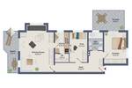 Etagenwohnung Salzweg Straßkirchen - 3 Zimmer, 84 m&sup2;, 206.000&euro; | Angebot:26876050