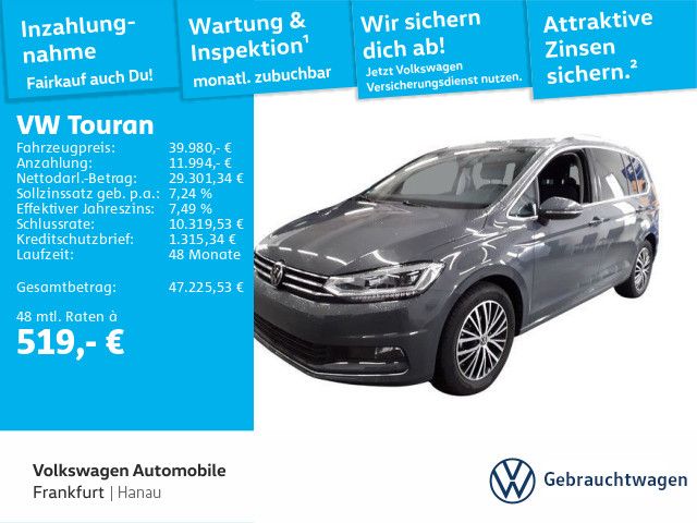 VW Touran 3.906 km 39.980 &euro; Hanau 63452