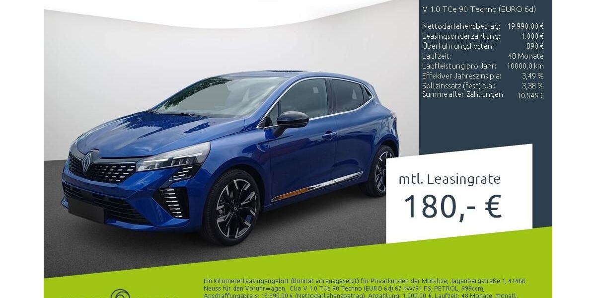 Renault Clio 7.500 km 17.480 &euro; Münster - Amelsbüren 48163