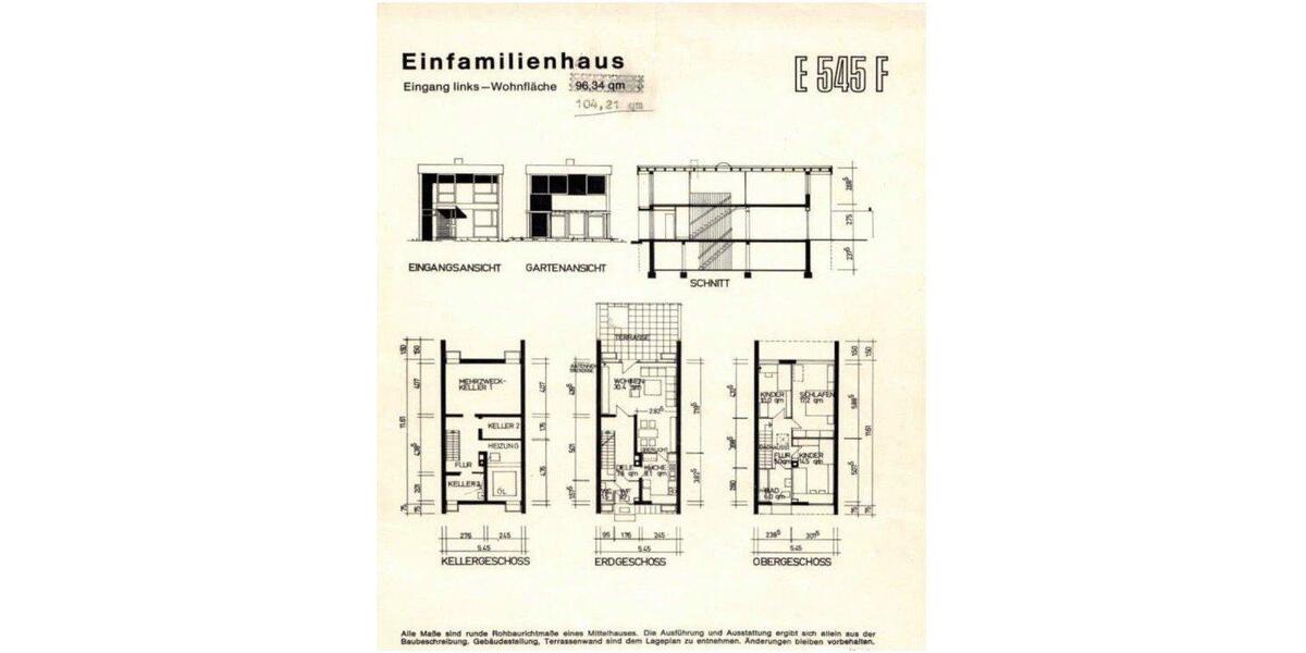 Reihenhaus Berlin Reinickendorf - 4 Zimmer, 104 m&sup2;, 499.500&euro; | Angebot:27040583