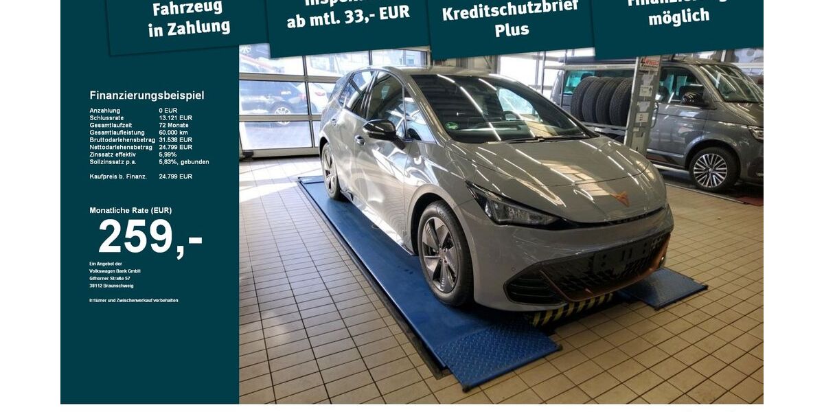 Cupra Born 18.680 km 24.799 &euro; Kempten 87437