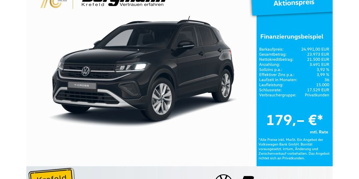 VW T-Cross 25.449 km 24.991 &euro; Krefeld 47803