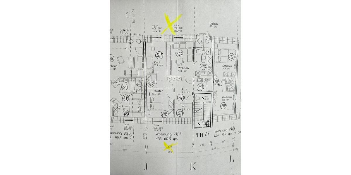 Dachgeschoßwohnung Bad Dürrenberg - 2 Zimmer, 61 m&sup2;, 120.000&euro; | Angebot:25539480