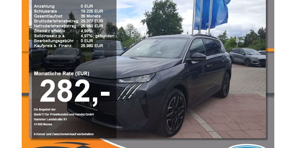 Peugeot 5008 32.947 km 25.980 &euro; Neustadt / Donau 93333