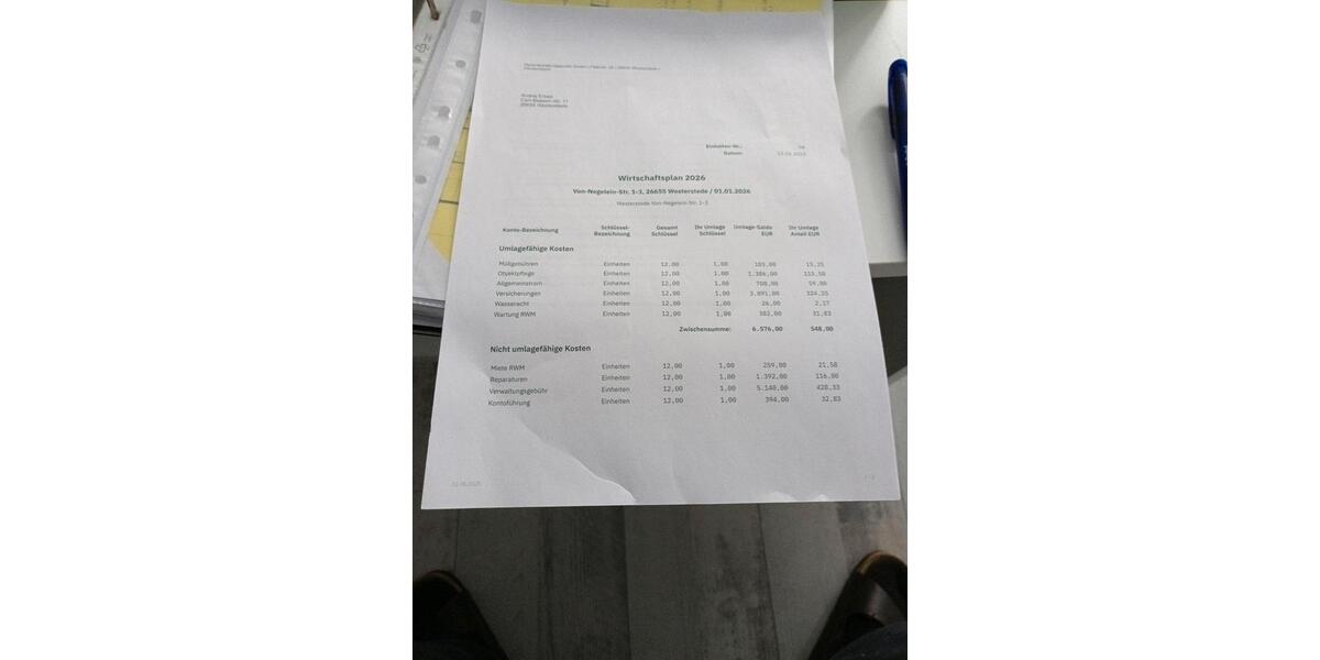 Erdgeschoßwohnung Westerstede - 3 Zimmer, 60 m&sup2;, 120.000&euro; | Angebot:25951206