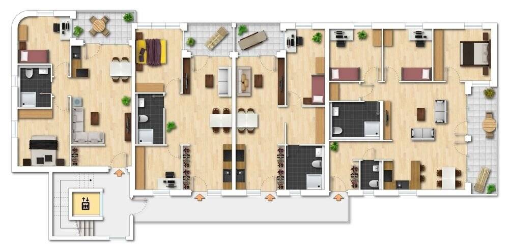 Etagenwohnung Süßen - 3 Zimmer, 66 m&sup2;, 334.800&euro; | Angebot:25676252
