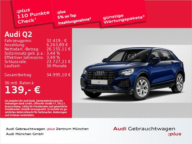 Audi Q2 14.898 km 32.419 &euro; Eching 85386