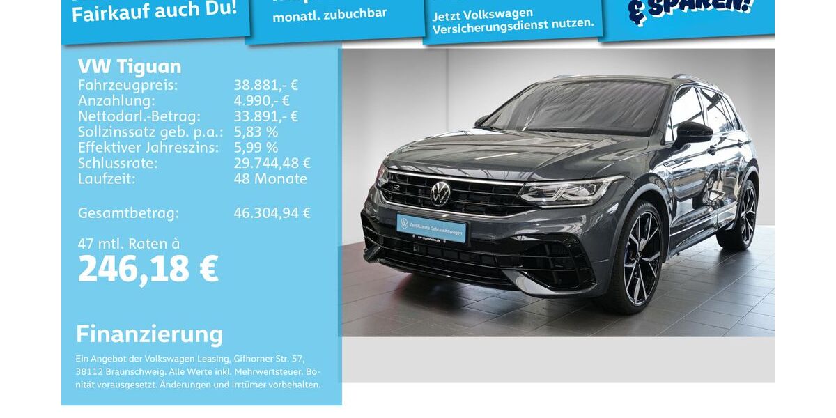 VW Tiguan 40.516 km 38.492 &euro; Mannheim 68309