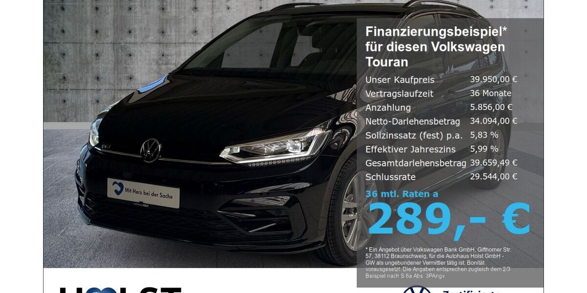 VW Touran 7.424 km 39.950 &euro; Scheeßel 27383