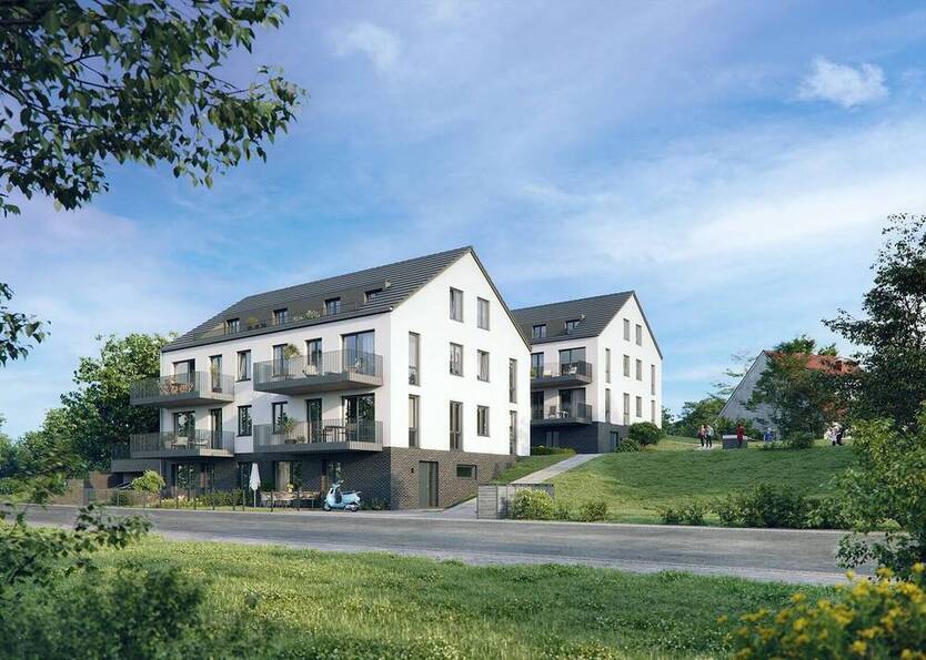 VERTRIEBSSTART - SUNHILL - Neubau 3-Zimmer-Wohnung im 1. OG mit Aufzug und Tiefgaragenstellplatz