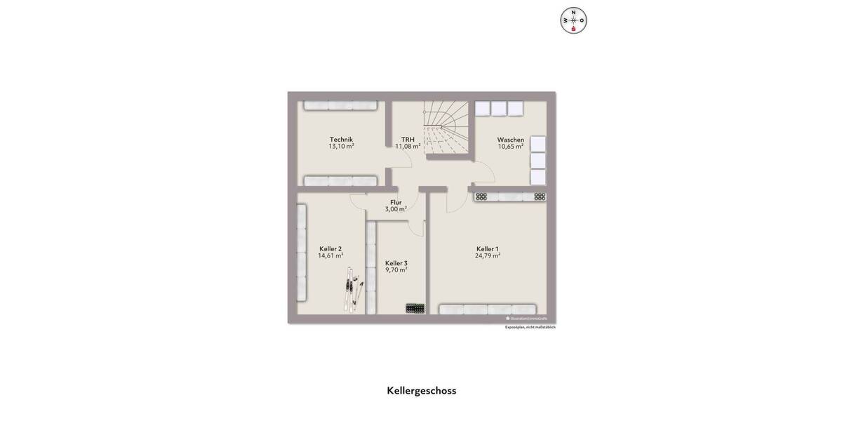 Etagenwohnung Dießen St. Georgen - 2 Zimmer, 43 m&sup2;, 325.000&euro; | Angebot:25728795