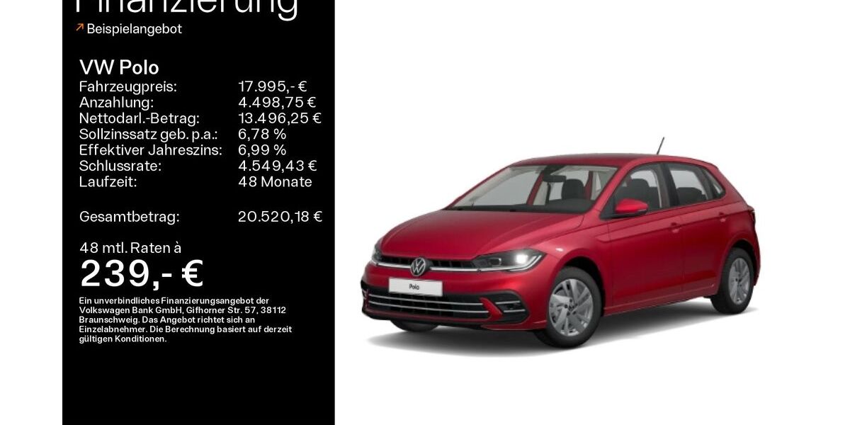 VW Polo 21.600 km 17.995 &euro; Büdingen-Düdelsheim 63654