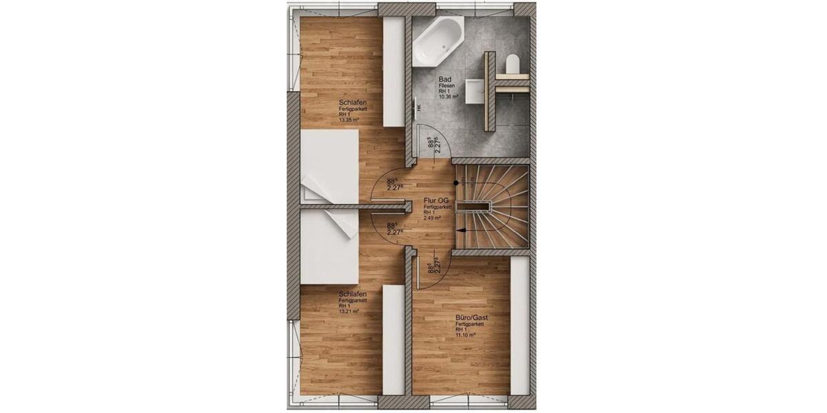 Reihenhaus Oberhaching Deisenhofen - 5 Zimmer, 158 m&sup2;, 1.339.000&euro; | Angebot:26234148