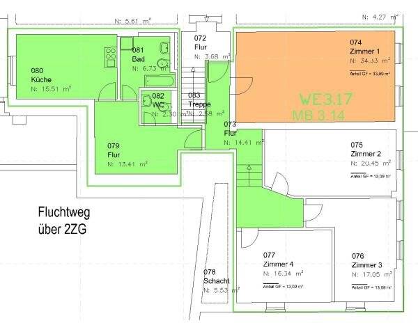 Zimmer Halle (Saale) Innenstadt - 200&euro; | Angebot:25968380
