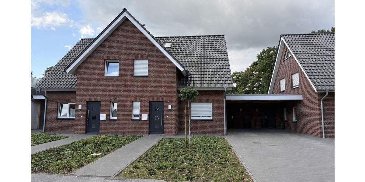 IMMOBILIEN GUMNIOR präsentiert: neuwertige Doppelhaushälfte in Emsbüren mit Garten und Carport 4 zimmer