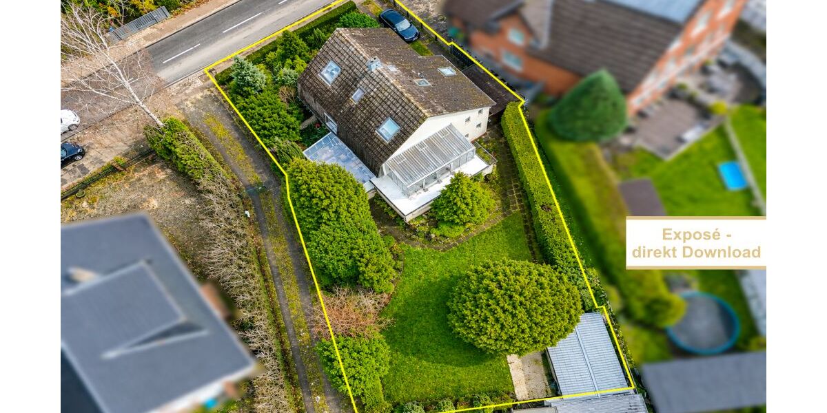 Rarität in Bestlage: Historischer Charme mit 2 Wohneinheiten, Wintergarten und sonnigem Grundstück - Zweifamilienhaus Hamburg Wandsbek | Angebot:25365900